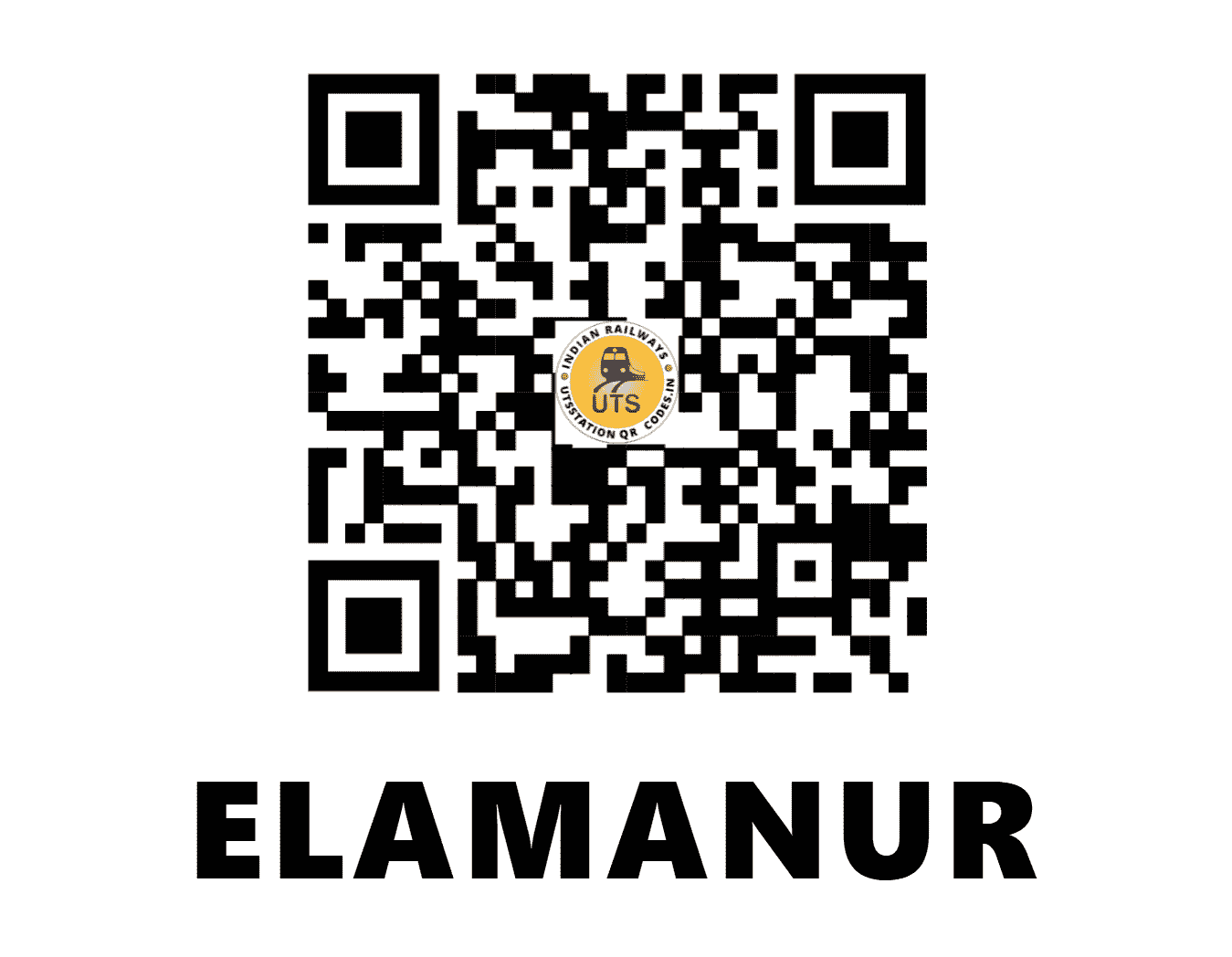 UTS QR Code for ELAMANUR - EL (SR - TAMIL NADU)